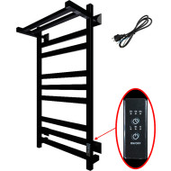 Электрический полотенцесушитель Тругор ПЭК 21квП СП 80x50 с полкой Черный