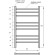 Электрический полотенцесушитель Point Вега PN71858W П9 500x800 диммер справа Белый Электрический полотенцесушитель Point Вега PN71858W П9 500x800 диммер справа Белый