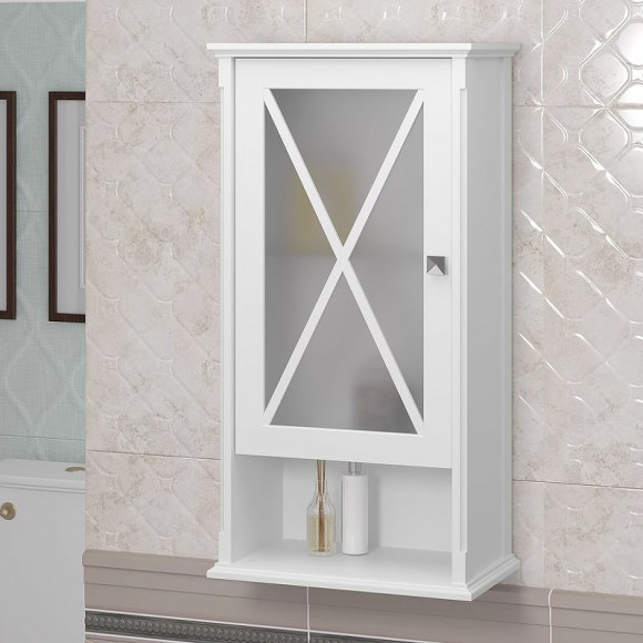 Подвесной шкаф Opadiris Палермо 46 L 00-00007337 Белый матовый