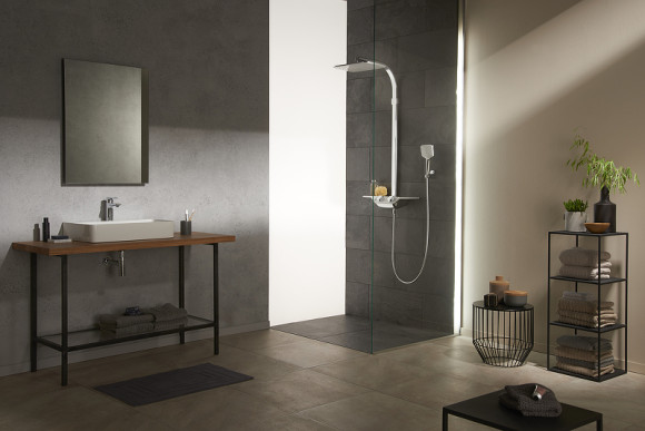 Душевая система Kludi Cockpit Discovery 8020091-00 Хром Белый Душевая система Kludi Cockpit Discovery 8020091-00 Хром Белый