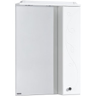 Зеркало со шкафом Aquaton Лиана 65 1A166202LL01R с подсветкой Белое
