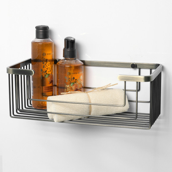 Полка корзина WasserKRAFT Exter K-744 Светлая бронза Полка корзина WasserKRAFT Exter K-744 Светлая бронза