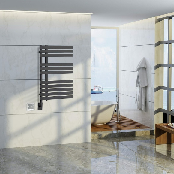 Электрический полотенцесушитель Boheme Venturo 721-B Черный матовый Электрический полотенцесушитель Boheme Venturo 721-B Черный матовый