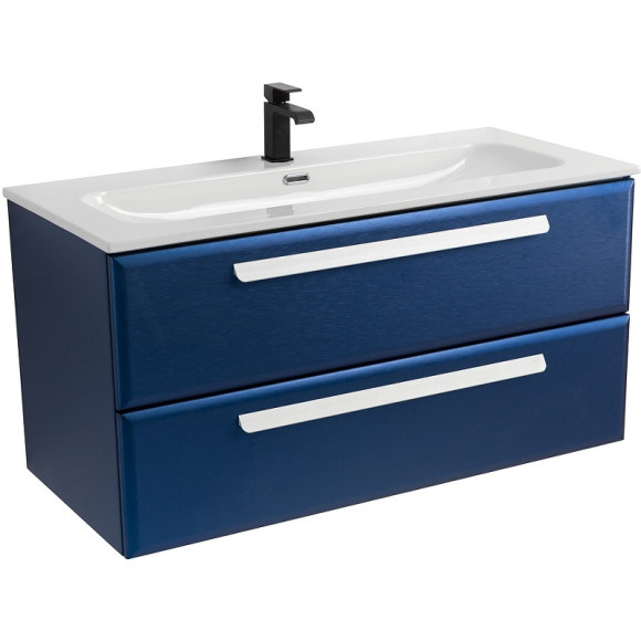 Тумба под раковину Cezares Eco-Cer-N 100 ECO-CER-N-1000-2C-SO-SPF-P подвесная Sapfiro без ручек