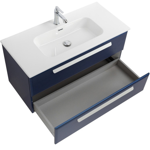 Тумба под раковину Cezares Eco-Cer-N 100 ECO-CER-N-1000-2C-SO-SPF-P подвесная Sapfiro без ручек