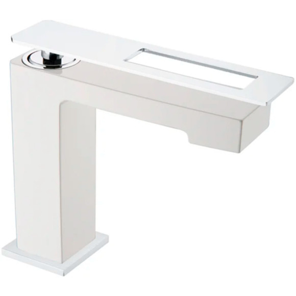 Смеситель для раковины Boheme Q 141-WCR Белый Хром