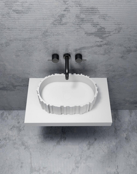 Раковина-чаша Abber Stein 56 AS2655 Белая матовая