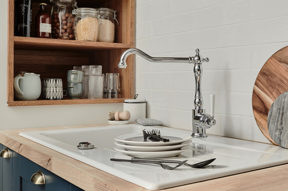 Смеситель для кухни Jacob Delafon Cleo 1889 E24317-CP Хром Смеситель для кухни Jacob Delafon Cleo 1889 E24317-CP Хром