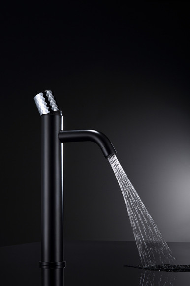 Смеситель для раковины Boheme Stick 122-BCR Черный Хром Смеситель для раковины Boheme Stick 122-BCR Черный Хром