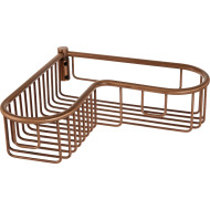 Полка корзина Migliore Complementi 22060 угловая Медь