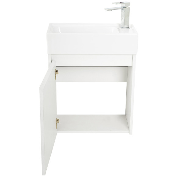 Тумба под раковину BelBagno Kraft Mini 50 L KRAFT MINI-500/260-1A-SO-BO-L подвесная Bianco Opaco