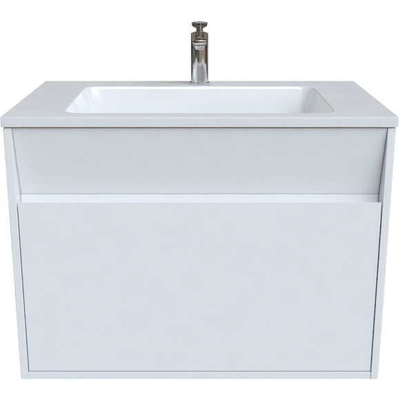 Тумба с раковиной Iddis Esper 80 ESP80W0i95K подвесная Белая