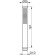 Ручной душ Keuco Universal 56080 130100 Хром черный шлифованный Ручной душ Keuco Universal 56080 130100 Хром черный шлифованный