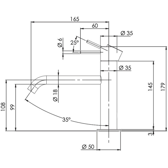 Смеситель для раковины Remer X-Style X12A Хром Смеситель для раковины Remer X-Style X12A Хром