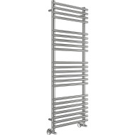 Водяной полотенцесушитель Terminus Кремона П22 500х1400 4670078530691 Хром, нижнее подключение, G 1/2" ВР, с комплектом вентилей