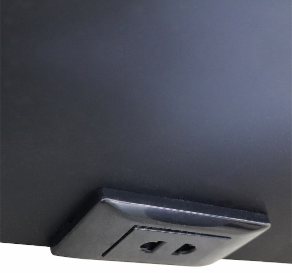 Зеркальный шкаф Континент Mirror Box black Led 100 МВК051 с подсветкой Черный