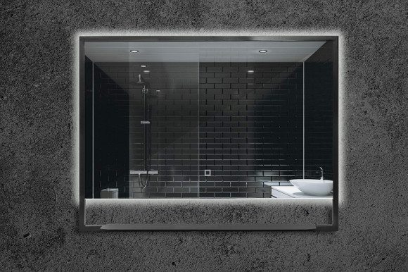 Зеркало Boheme Armadi Art Vallessi 80 551/2 с подсветкой Антрацит с сенсорным выключателем Зеркало Boheme Armadi Art Vallessi 80 551/2 с подсветкой Антрацит с сенсорным выключателем