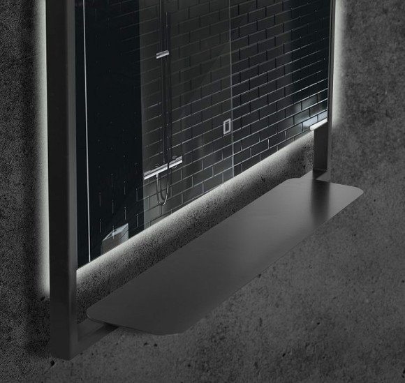 Зеркало Boheme Armadi Art Vallessi 80 551/2 с подсветкой Антрацит с сенсорным выключателем Зеркало Boheme Armadi Art Vallessi 80 551/2 с подсветкой Антрацит с сенсорным выключателем