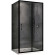 Душевой уголок Abber Schwarzer Diamant 150x80 AG30150B5-S80B5 профиль Черный стекло прозрачное Душевой уголок Abber Schwarzer Diamant 150x80 AG30150B5-S80B5 профиль Черный стекло прозрачное