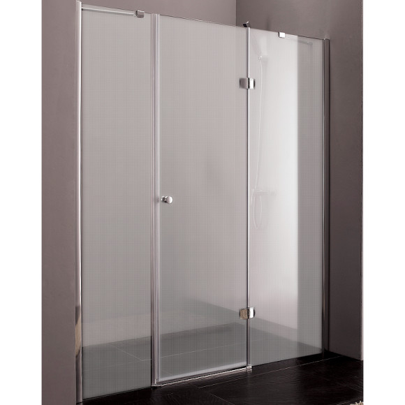 Душевая дверь Cezares Verona 180 R VERONA-W-B-13-60+60/60-P-Cr-R профиль Хром стекло рифленое