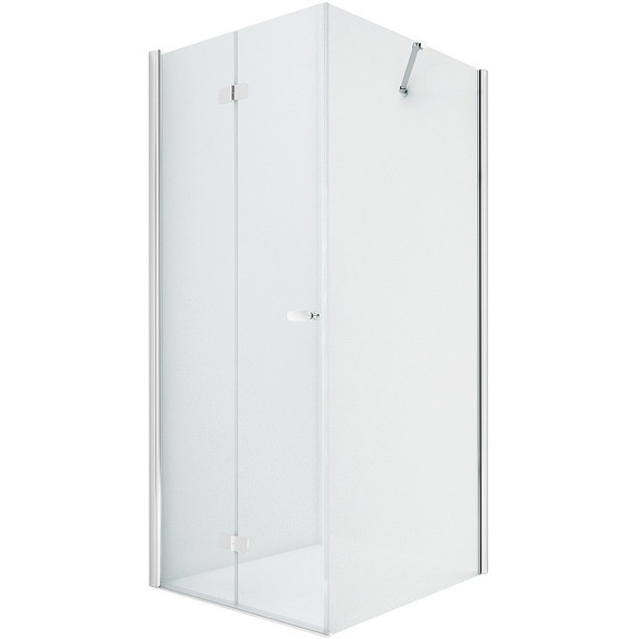 Душевой уголок New Trendy New Soleo Chrome 80х80 L D-0148A/D-0087B профиль Хром стекло прозрачное