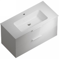 Тумба под раковину Kerama Marazzi Piano 95 PI.F.95\WHT подвесная Белая глянцевая