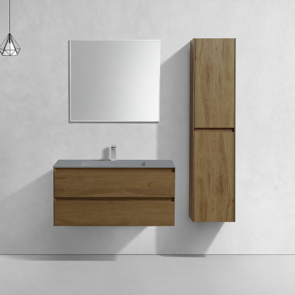 Тумба под раковину Vincea Luka 100 VMC-2L100TO подвесная T.Oak