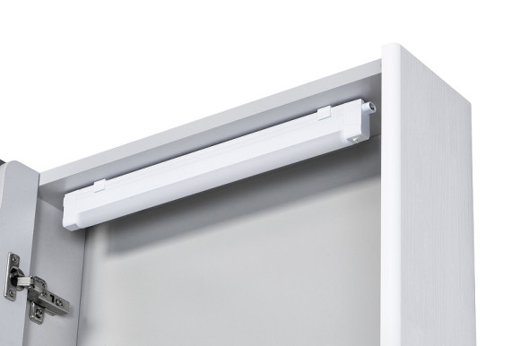 Зеркальный шкаф Aquaton Сильва 50 L 1A215502SIW7L с подсветкой Дуб полярный Зеркальный шкаф Aquaton Сильва 50 L 1A215502SIW7L с подсветкой Дуб полярный