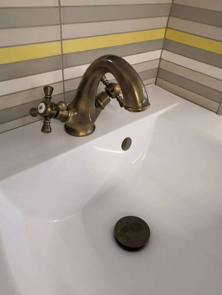 Смеситель для раковины Rav Slezak Morava retro MK328.5SM Бронза