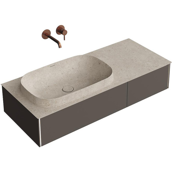 Тумба под раковину Kerama Marazzi Magica 120 MA.120.2\EGR.M подвесная Вечерний серый матовый Тумба под раковину Kerama Marazzi Magica 120 MA.120.2\EGR.M подвесная Вечерний серый матовый