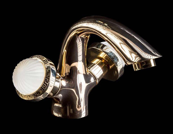 Смеситель для раковины Boheme Satine 291-ST Золото