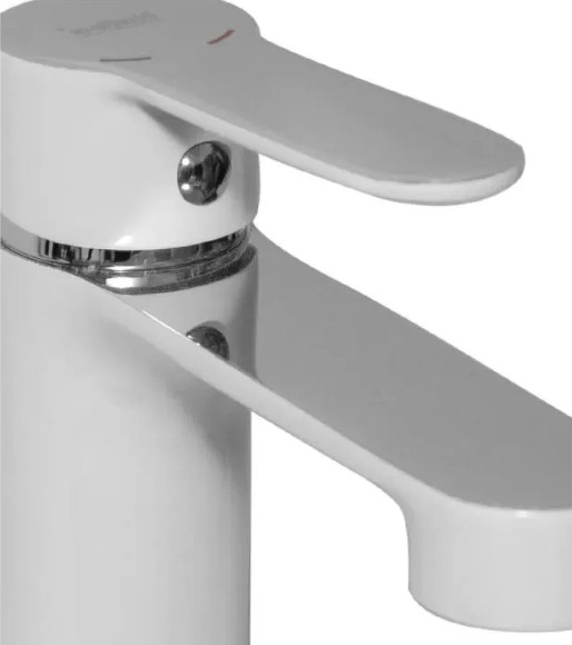 Смеситель для раковины Haiba HB10557-8 Белый Хром Смеситель для раковины Haiba HB10557-8 Белый Хром