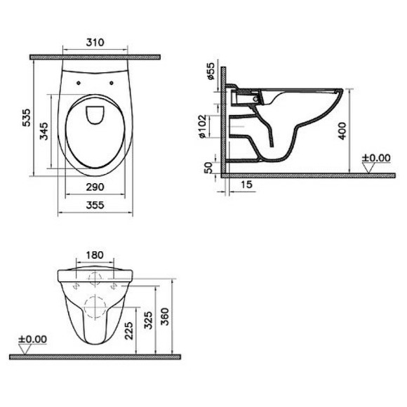 Комплект унитаза с инсталляцией Vitra S10 SpinFlush 9842B003-7206 с сиденьем Микролифт и клавишей смыва Хром глянцевый Комплект унитаза с инсталляцией Vitra S10 SpinFlush 9842B003-7206 с сиденьем Микролифт и клавишей смыва Хром глянцевый