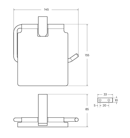 Держатель туалетной бумаги Cezares Slider SLIDER-PH-IN с крышкой Сатин Держатель туалетной бумаги Cezares Slider SLIDER-PH-IN с крышкой Сатин