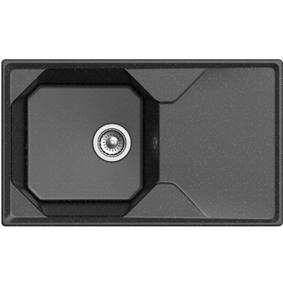 Кухонная мойка GranFest Unique GF-U-840L Черная Кухонная мойка GranFest Unique GF-U-840L Черная