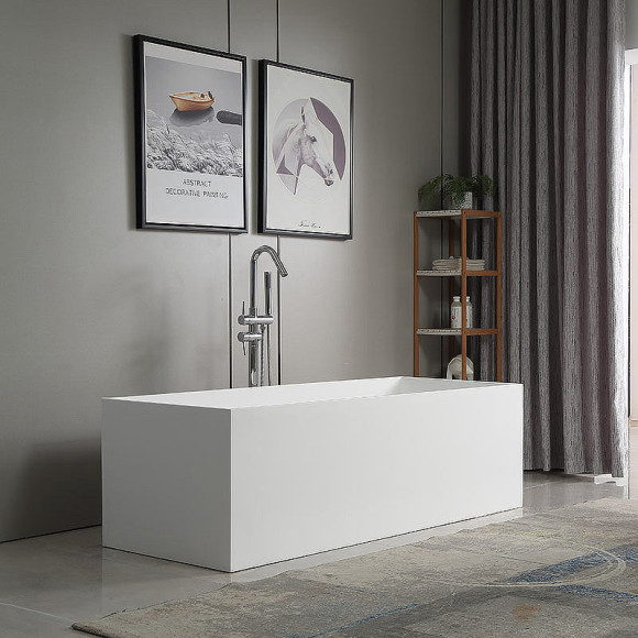 Ванна из искусственного камня Abber Stein 180x76 AS9642-1.8 без гидромассажа Ванна из искусственного камня Abber Stein 180x76 AS9642-1.8 без гидромассажа