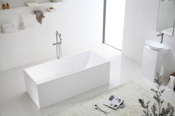 Ванна из искусственного камня Abber Stein 180x76 AS9642-1.8 без гидромассажа Ванна из искусственного камня Abber Stein 180x76 AS9642-1.8 без гидромассажа