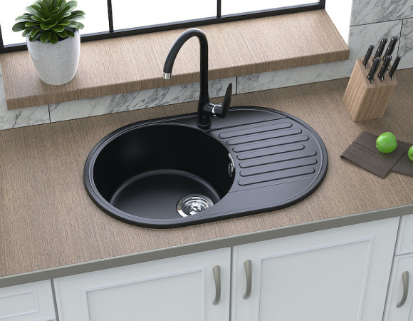 Кухонная мойка GranFest Quarz GF-Z18 Терракот Кухонная мойка GranFest Quarz GF-Z18 Терракот