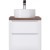 Тумба под раковину Jorno Wood 60 wood.01.60/P/W подвесная Белая