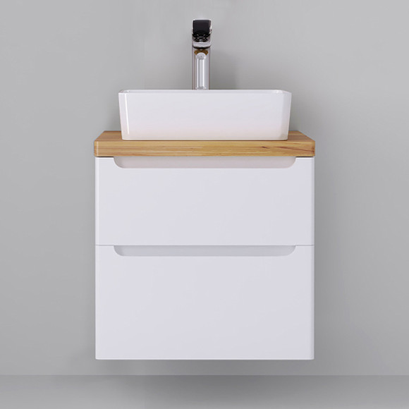 Тумба под раковину Jorno Wood 60 wood.01.60/P/W подвесная Белая Тумба под раковину Jorno Wood 60 wood.01.60/P/W подвесная Белая