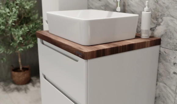 Тумба под раковину Jorno Wood 60 wood.01.60/P/W подвесная Белая Тумба под раковину Jorno Wood 60 wood.01.60/P/W подвесная Белая