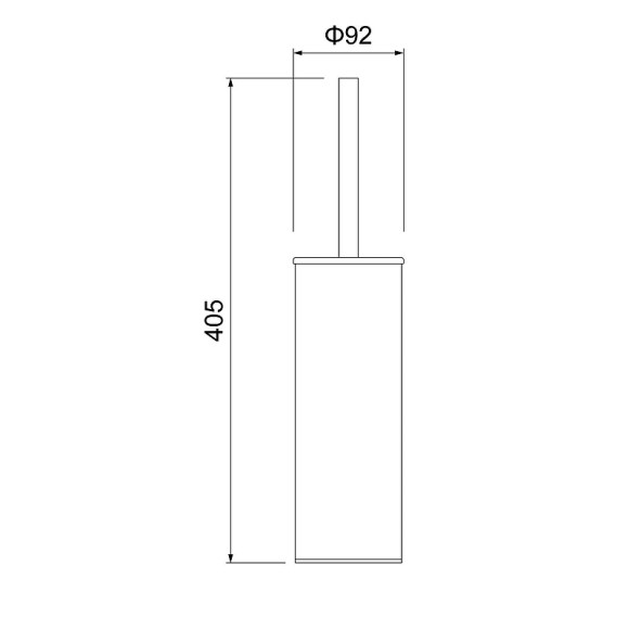Ершик для унитаза Timo Saona 13161/00 Хром