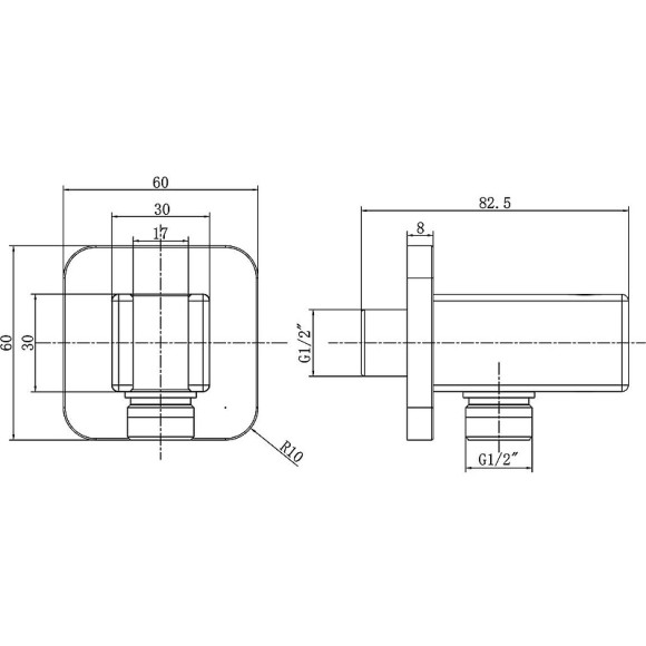 Душевая система Vincea VSFW-433TI4GM с термостатом Вороненая сталь