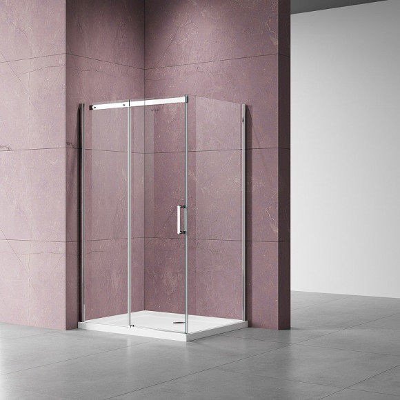 Душевой уголок Vincea Dice 110x90 VSR-4D9011CL профиль Хром стекло прозрачное Душевой уголок Vincea Dice 110x90 VSR-4D9011CL профиль Хром стекло прозрачное
