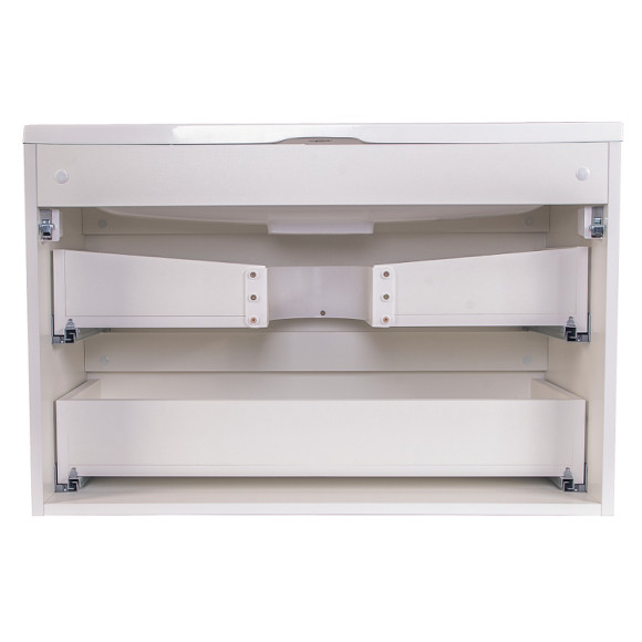 Тумба под раковину Style Line Бергамо 80 СС-00002322 подвесная Белая антискрейч Тумба под раковину Style Line Бергамо 80 СС-00002322 подвесная Белая антискрейч