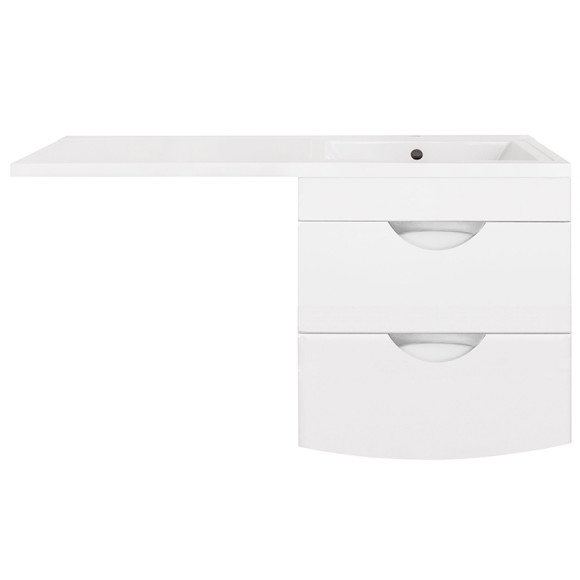 Тумба под раковину Style Line Жасмин 2 120 Люкс Plus подвесная Белый глянец Тумба под раковину Style Line Жасмин 2 120 Люкс Plus подвесная Белый глянец
