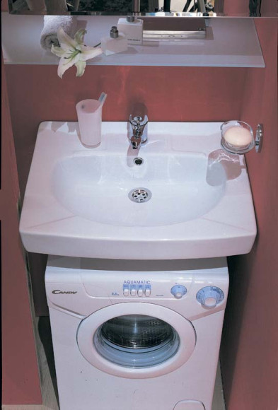 Раковина Santek Пилот 50 на стиральную машину Подвесная