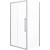 Душевой уголок Esbano Flex 110x90 ESOGF119PSC профиль Хром стекло прозрачное