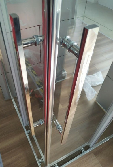 Душевой уголок Esbano Flex 110x90 ESOGF119PSC профиль Хром стекло прозрачное