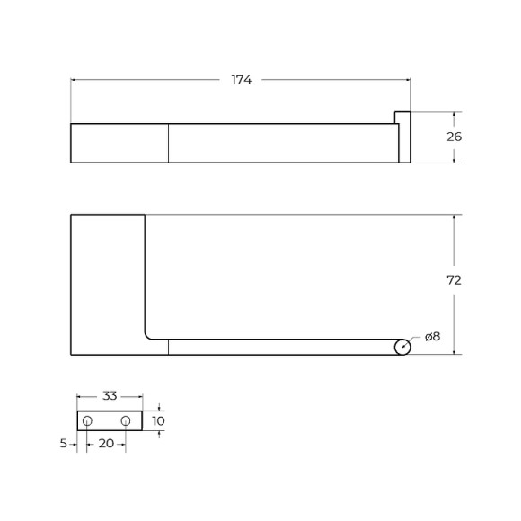 Держатель туалетной бумаги Cezares Slider SLIDER-PH1-NOP Черный матовый Держатель туалетной бумаги Cezares Slider SLIDER-PH1-NOP Черный матовый